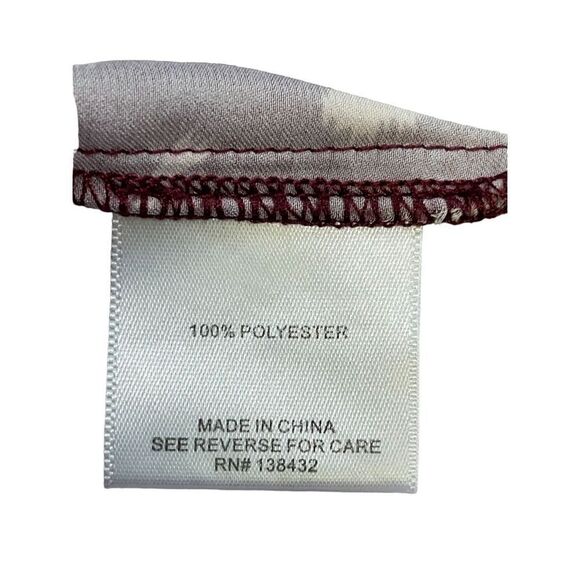 ModCloth Womens Floral Blouse Top Genuine Self Short Sleeve Purple Plus 3X - Picture 7 of 7